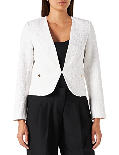 Naf Naf Damen Lana V2 Blazer, Elfenbein, 38 von Naf Naf