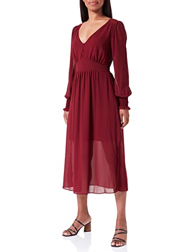 Naf Naf Damen Lawa R1 Robe, Raisin, 34 von Naf Naf