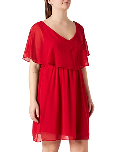 Naf Naf Damen Lazale Kleid, Rot (Lipstick Aabn), 34 (Herstellergröße: 36) von Naf Naf