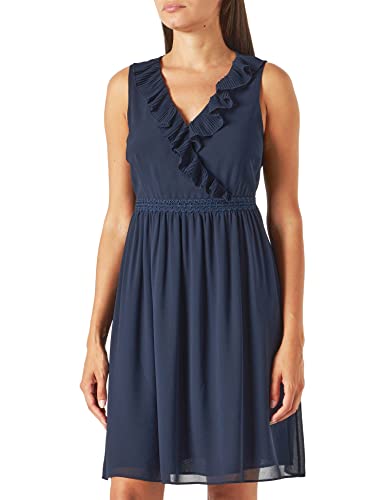 Naf Naf Damen Lotussa R1 Robe, Marineblau, 32 von Naf Naf