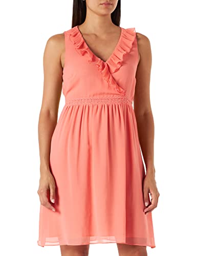 Naf Naf Damen Lotussa R1 Robe, Papaya, 38 von Naf Naf