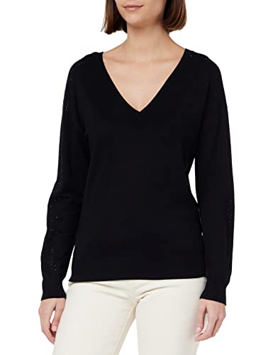 Naf Naf Damen Mada Pullover, Schwarz, XS von Naf Naf