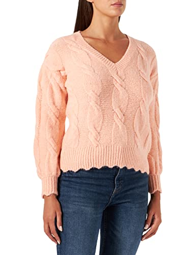 Naf Naf Damen Mamandia Pullover, Rosa Bubble, XS von Naf Naf