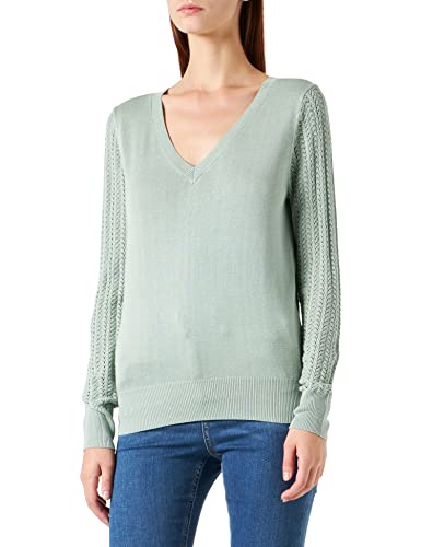 Naf Naf Damen Manchou ML Pullover, Mandel Light, Small von Naf Naf