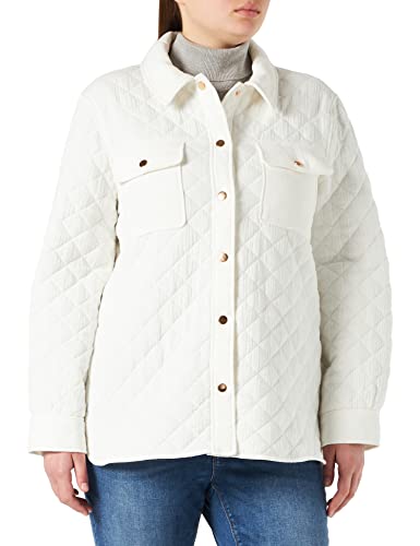 Naf Naf Damen Manteau Elaina, Elfenbein, 36 von Naf Naf