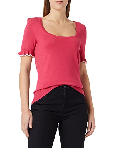 Naf Naf Damen Marinella MC Pullover, Camay Rose, Medium von Naf Naf