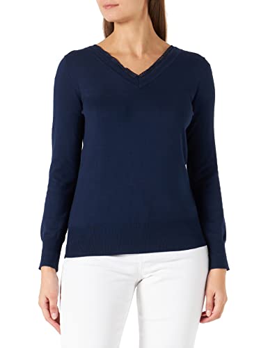 Naf Naf Damen Mathilda Pullover, Marineblau, Small von Naf Naf