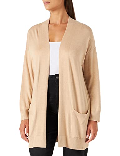 Naf Naf Damen Matin Cardigan Strickjacke, Dune China, Large von Naf Naf