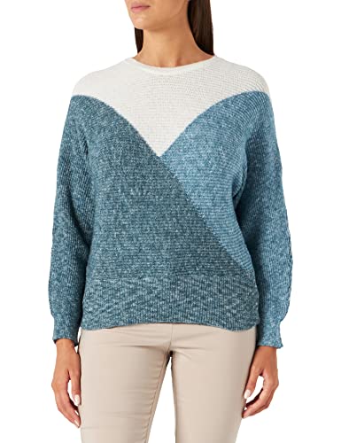 Naf Naf Damen Mcarmen Pullover, Blau, XL von Naf Naf