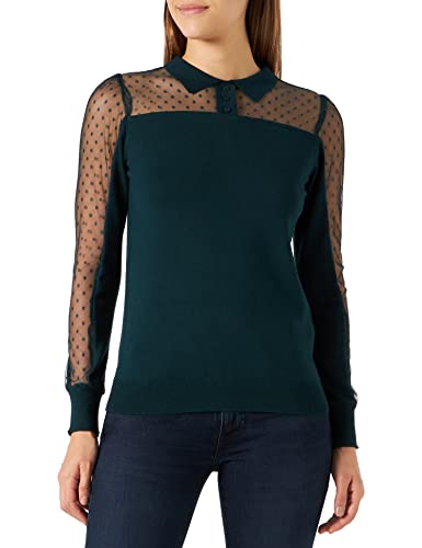 Naf Naf Damen Miami Pullover, Dark Green, XL von Naf Naf