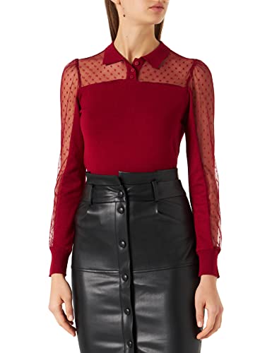 Naf Naf Damen Miami Pullover, Scarlett Rot, Small von Naf Naf