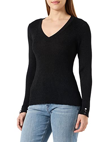 Naf Naf Damen Midnight Pullover, Schwarz, Medium von Naf Naf