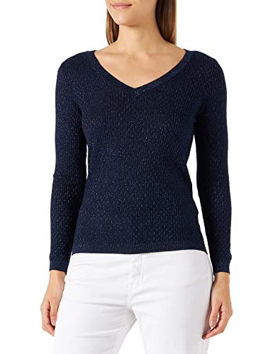 Naf Naf Damen Mlucie Ml Pullover, Marineblau, Large von Naf Naf