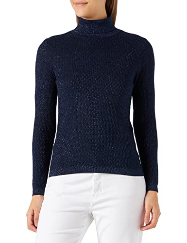 Naf Naf Damen Mlucie cm Pullover, Marineblau, Small von Naf Naf