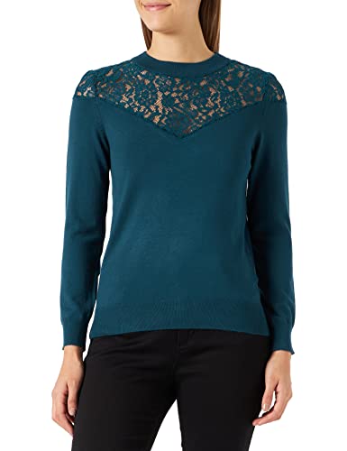 Naf Naf Damen Mykonos Pullover, Blau, Medium von Naf Naf