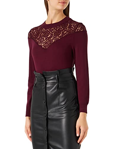 Naf Naf Damen Mykonos Pullover, Violett, Small von Naf Naf