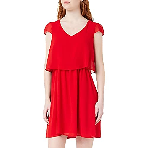 Naf Naf Damen New Joey Kleid, Rot (Lipstick Aabn), 36 (Herstellergröße: 38) von Naf Naf