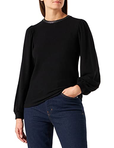 Naf Naf Damen Olly T-Shirt, Schwarz, Small von Naf Naf