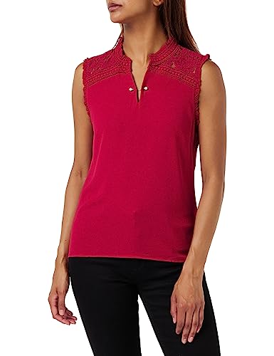 Naf Naf Damen Omeda T-Shirt, Scarlett Rot, X-Large von Naf Naf