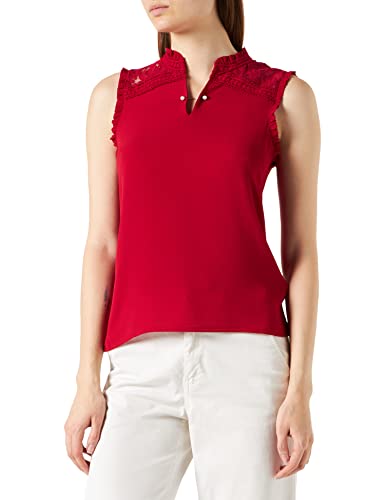 Naf Naf Damen Ovega T-Shirt, Musette Grün, XS von Naf Naf