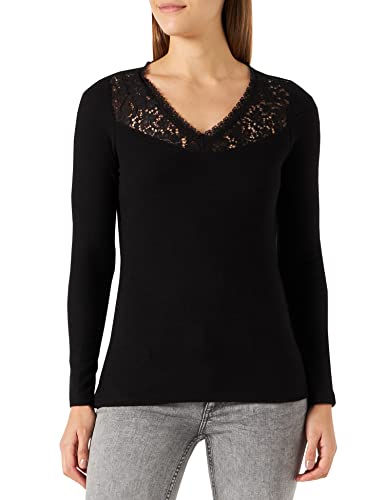 Naf Naf Damen Ovivian T-Shirt, Schwarz, Small von Naf Naf