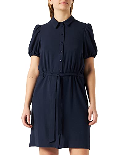 Naf Naf Damen Robe, Marineblau, 34 von Naf Naf