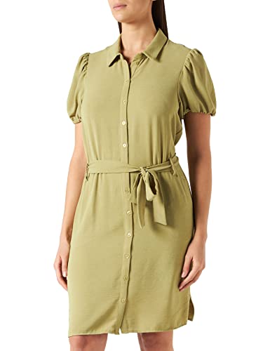 Naf Naf Damen Robe, Oliv, 34 von Naf Naf