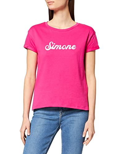 Naf Naf Damen Simone Mc T-Shirt, Himbeere, M von Naf Naf