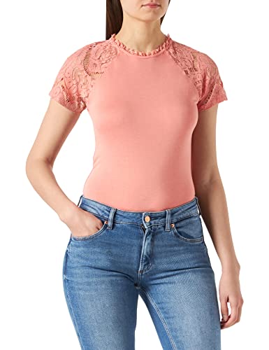 Naf Naf Damen T-Shirt, Papaya, XS von Naf Naf