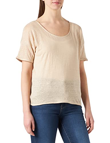 Naf Naf Damen T-Shirt, Safari-Beige, XS von Naf Naf