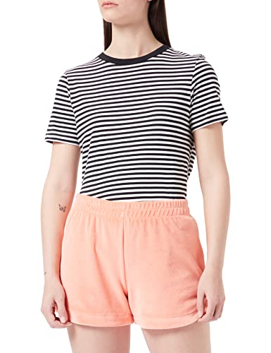 Naf Naf Damen YOSPONGY BW Bermudas, Papaya, Small von Naf Naf