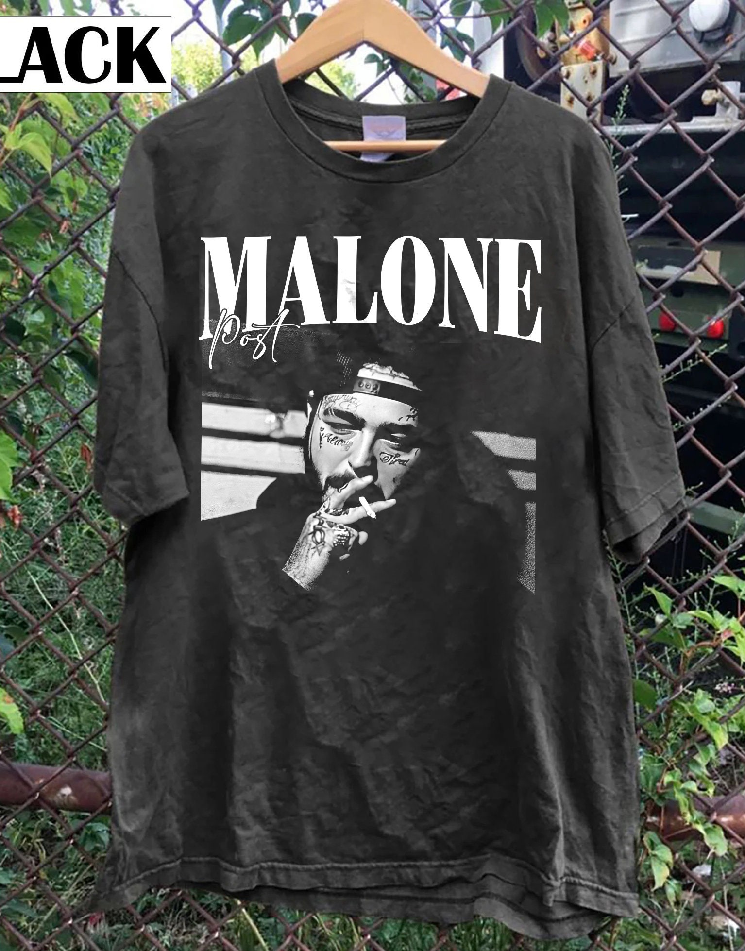 Post Malone Rap Musik Merch Shirt, T-Shirt 90Er Jahre T-Shirt, Tour Rapper Geschenk Bootleg Für Fans Männer Frauen von Nageutor
