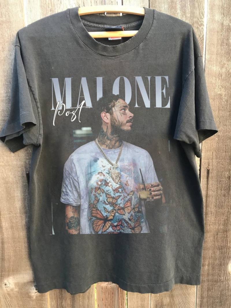 Posty Rap Musik Merch Shirt, Post Malone T-Shirt 90Er Jahre T-Shirt, Austin Album Tour Rapper Geschenk Bootleg Für Fans Männer Frauen von Nageutor