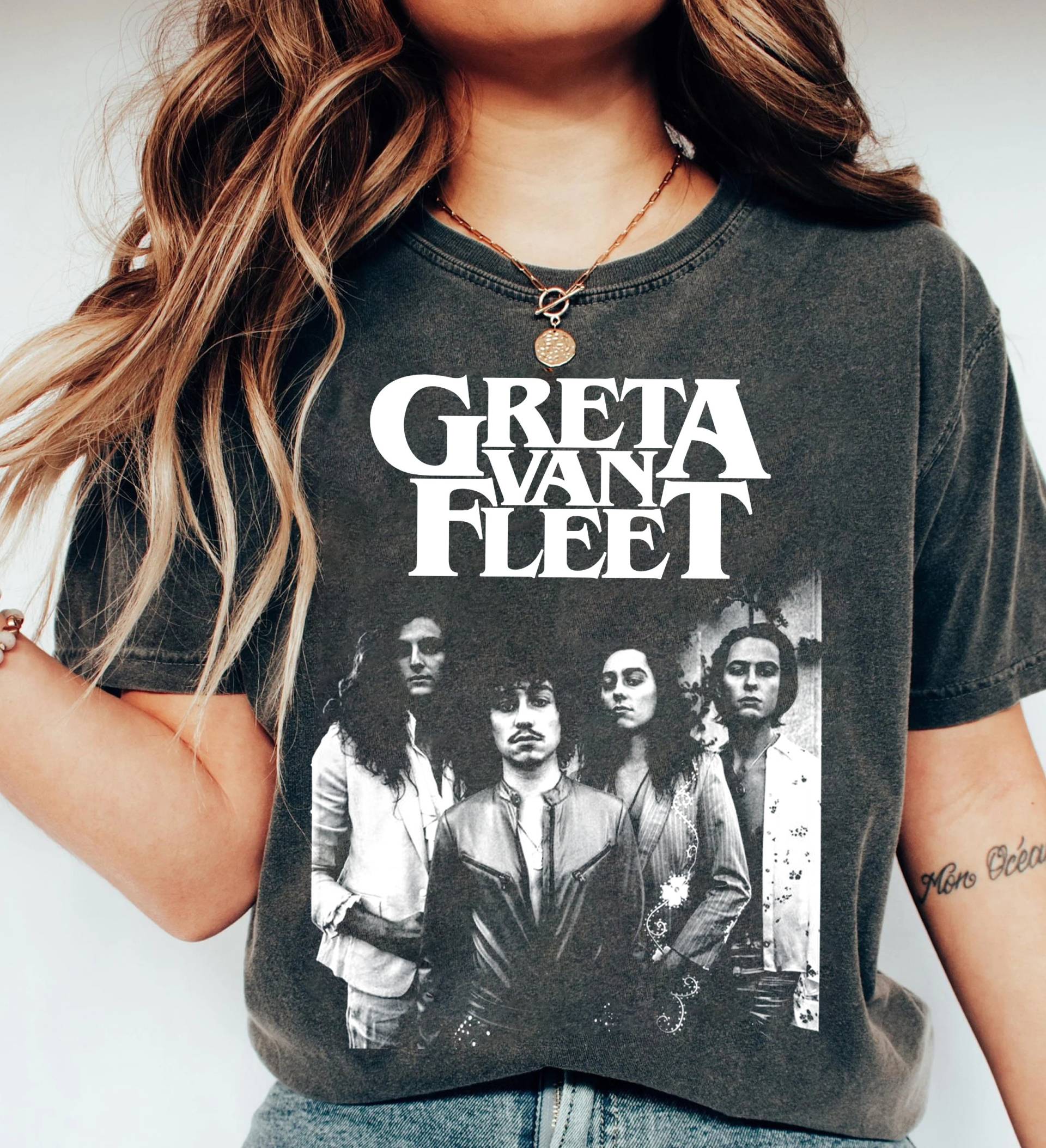 Rockband Greta Van Fleet Shirt, Grafik Starcatcher World Tour 2024 Geschenk Für Fans Männer Frauen von Nageutor