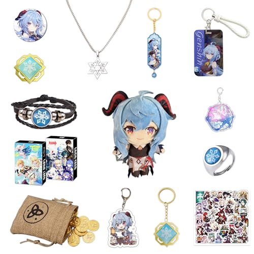 Nahida Genshin Impact Schlüsselanhänger für Dekorieren, Geschenkbox und Geschenk Set (Ganyu) von Nahida