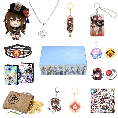 Nahida Genshin Impact Schlüsselanhänger fur Dekorieren, Genshin Impact Geschenkbox, Genshin Impact Geschenk Set, (Hu Tao) von Nahida