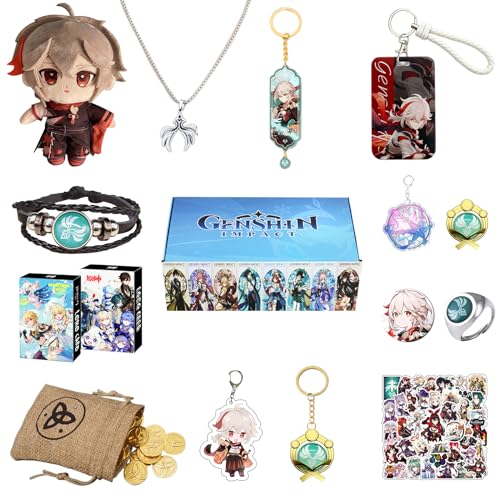 Nahida Genshin Impact Schlüsselanhänger fur Dekorieren, Genshin Impact Geschenkbox, Genshin Impact Geschenk Set, (Kazuha) von Nahida