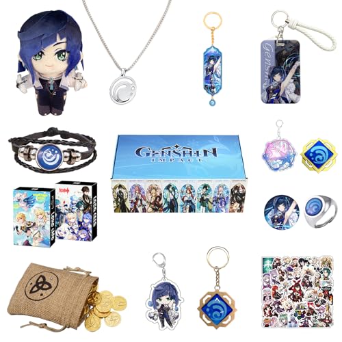 Nahida Genshin Impact Schlüsselanhänger für Dekorieren, Geschenkbox und Geschenk Set (Yelan) von Nahida