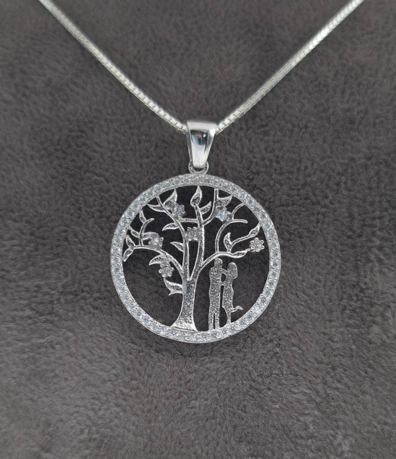 Lebensbaum Silber Kette Anhänger 925 Baum Des Lebens Tree von NahleOfficial