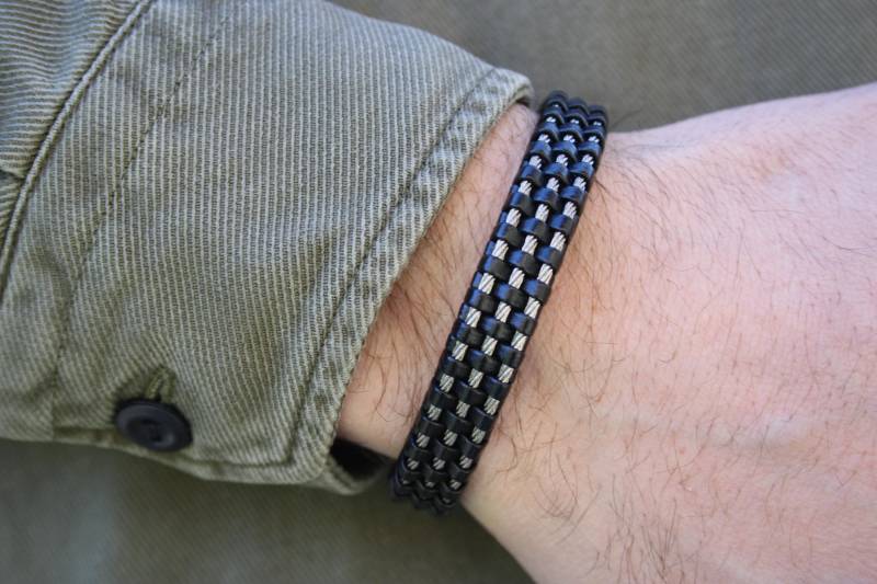 Lederarmband Herren | Leder Männer Armband Schwarz Magnetverschluss Edelstahl Handmade Geburtstagsgeschenk Geburtstag Vatertag Lederarmband Herren | Leder Männer Armband Schwarz Magnetverschluss Edelstahl Handmade Geburtstagsgeschenk Geburtstag Vatertag von NahleOfficial