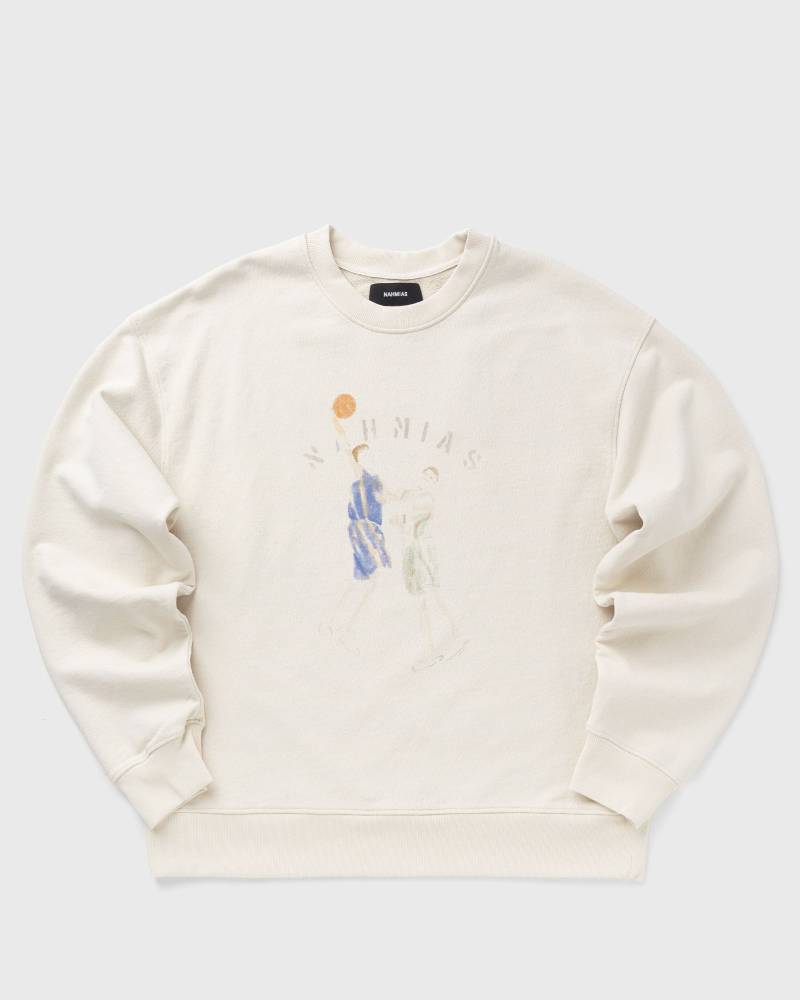 Nahmias Dancing Crewneck men Sweatshirts beige in Größe:L von Nahmias