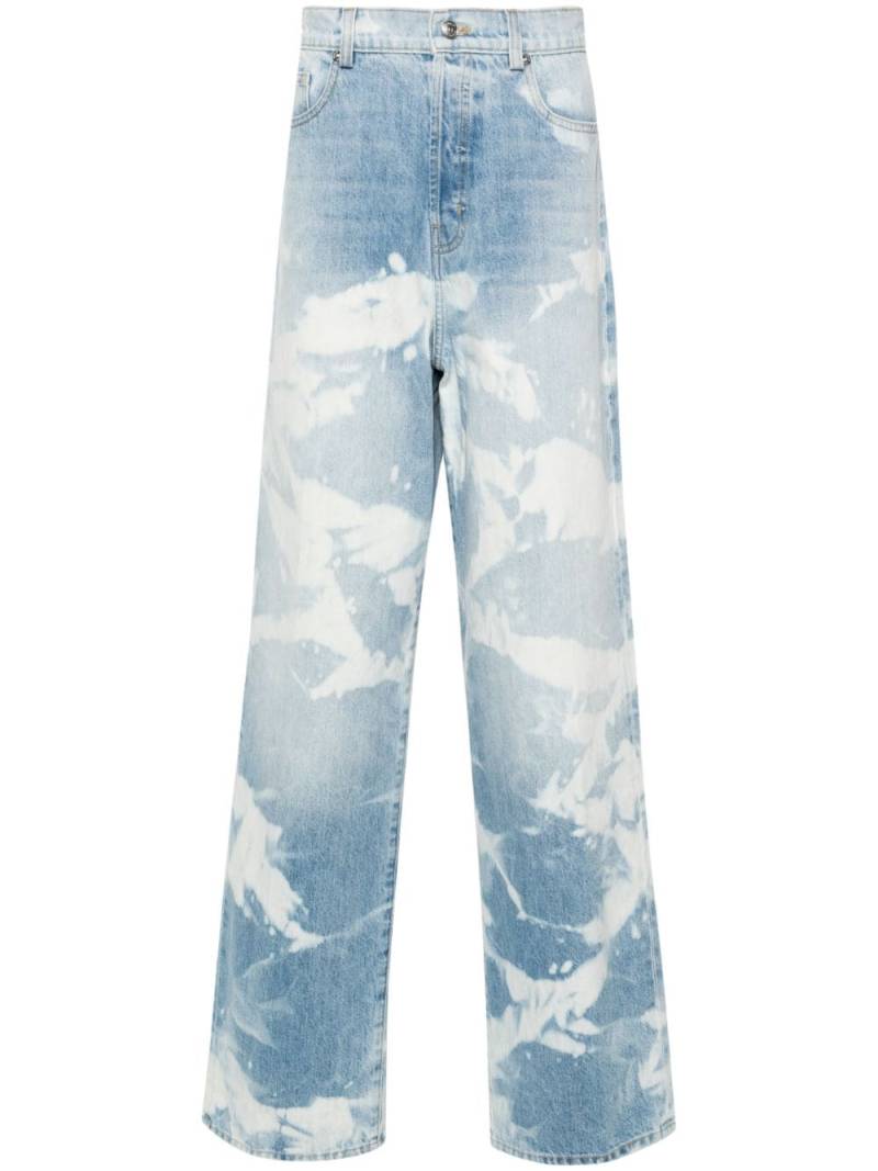 Nahmias Gerade Jeans mit Bleach-Effekt - Blau von Nahmias