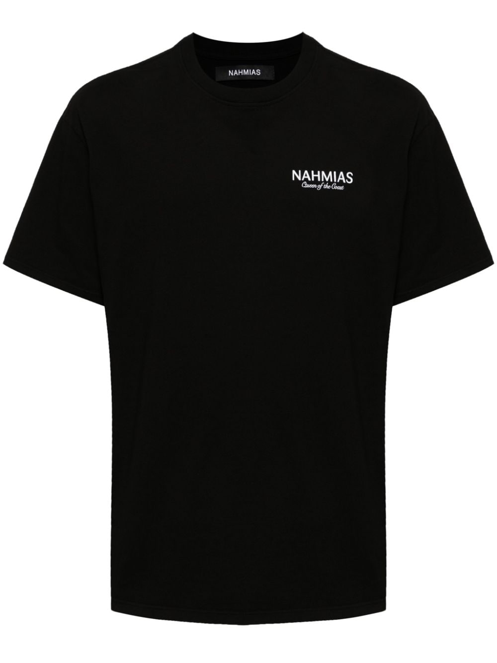 Nahmias T-Shirt mit Logo-Stickerei - Schwarz von Nahmias