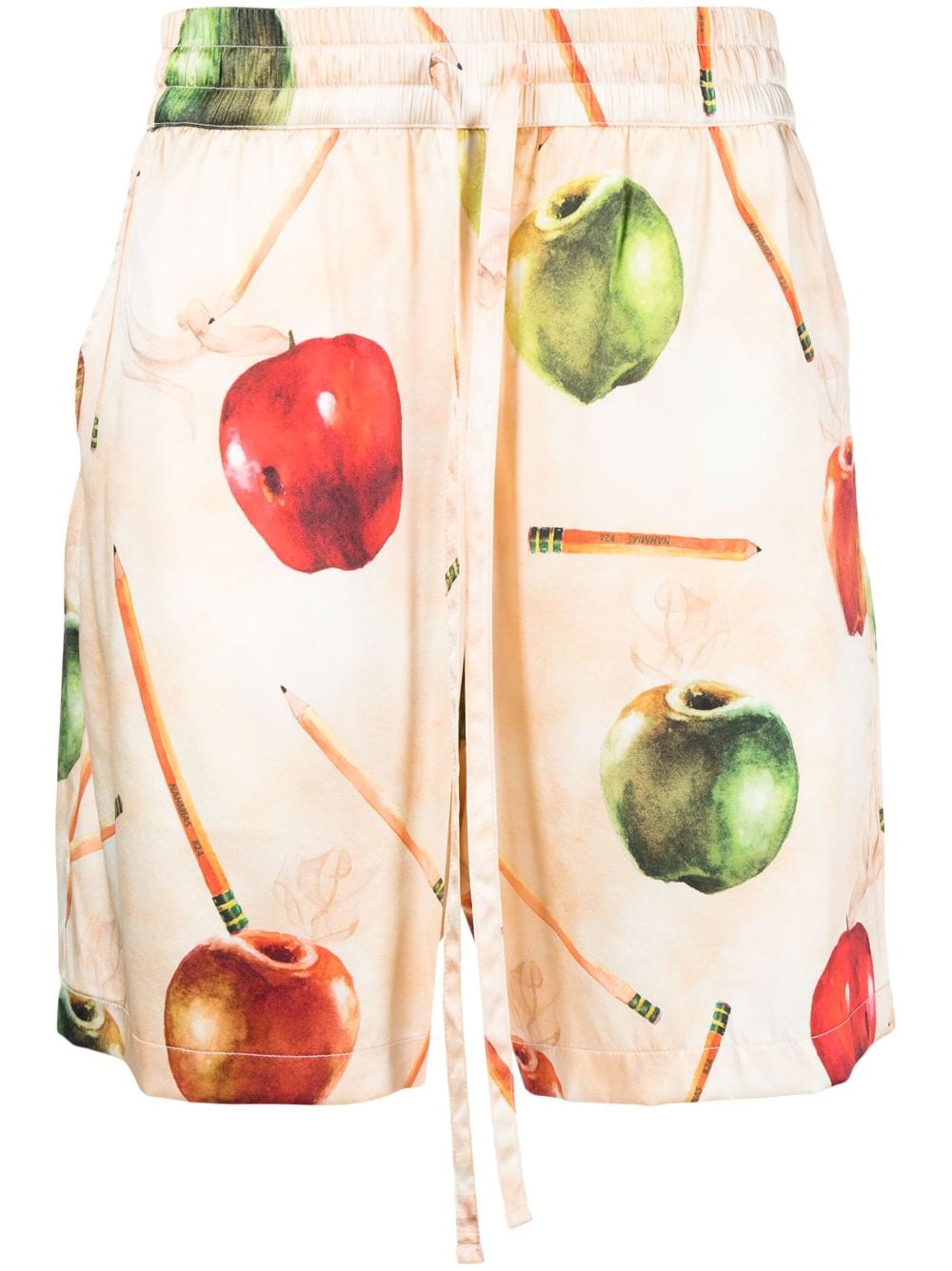 Nahmias Shorts aus Seide mit Früchte-Print - Orange von Nahmias
