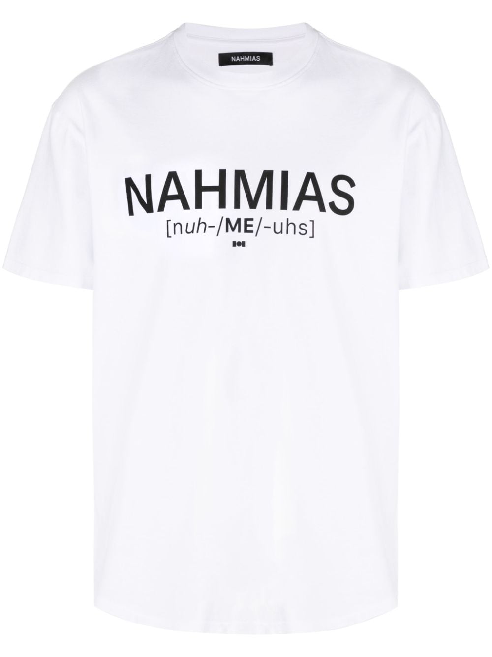 Nahmias T-Shirt mit Logo-Print - Weiß von Nahmias