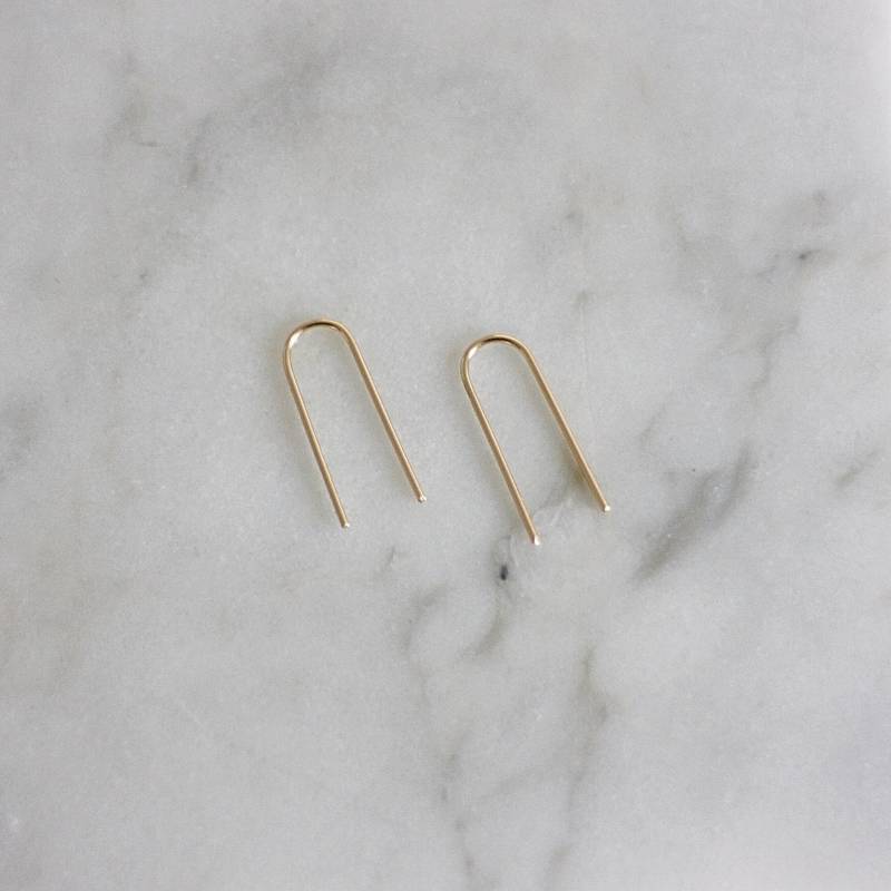 Einfädler-Bogen-Ohrringe von Nahnym