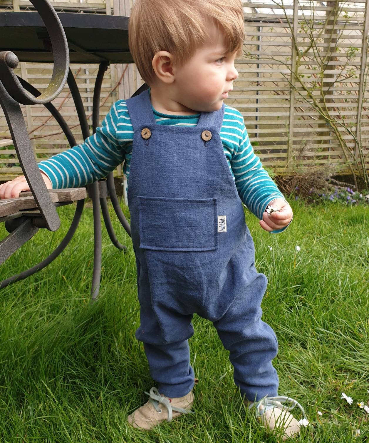 Leinen Latzhose 100 % von NahtArt