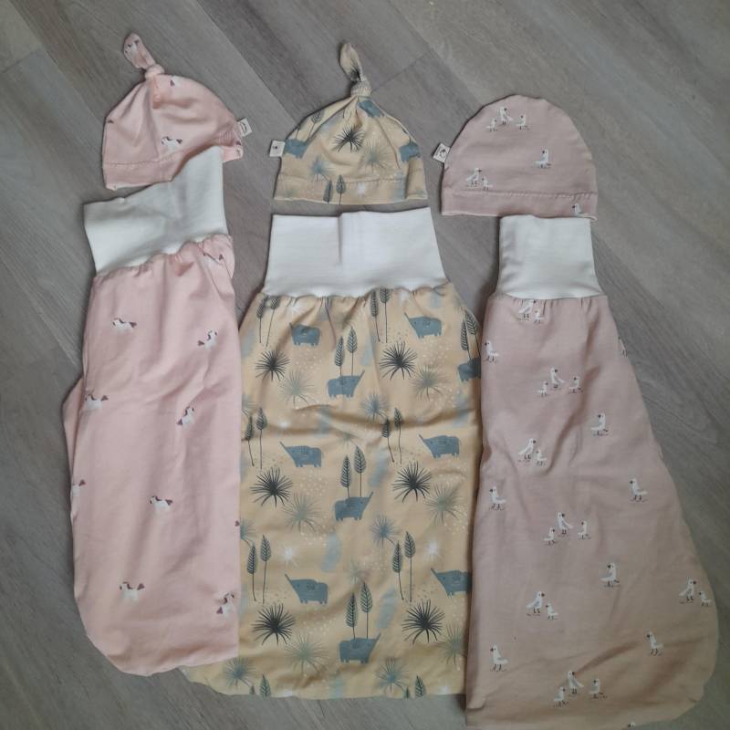 strampelsack/Mütze Set Babykleidung Sack strampelsack/Mütze Set Babykleidung Sack von NahtlosVonMaria