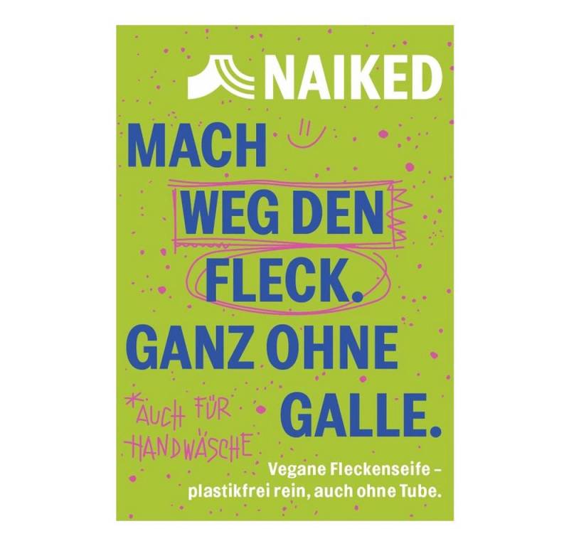Naiked Handseife Vegane Fleckenseife 100g Naiked Handseife Vegane Fleckenseife 100g von Naiked
