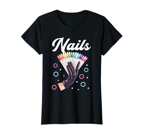Nail Tech-Geschenke für Frauen, Künstler, Nageltechniker, Salondesigner T-Shirt, Schwarz, Female X-Small, V-Ausschnitt, Klassisch, Kurzarm Nail Tech-Geschenke für Frauen, Künstler, Nageltechniker, Salondesigner T-Shirt, Schwarz, Female X-Small, V-Ausschnitt, Klassisch, Kurzarm von Nail Tech-Geschenke für Frauen